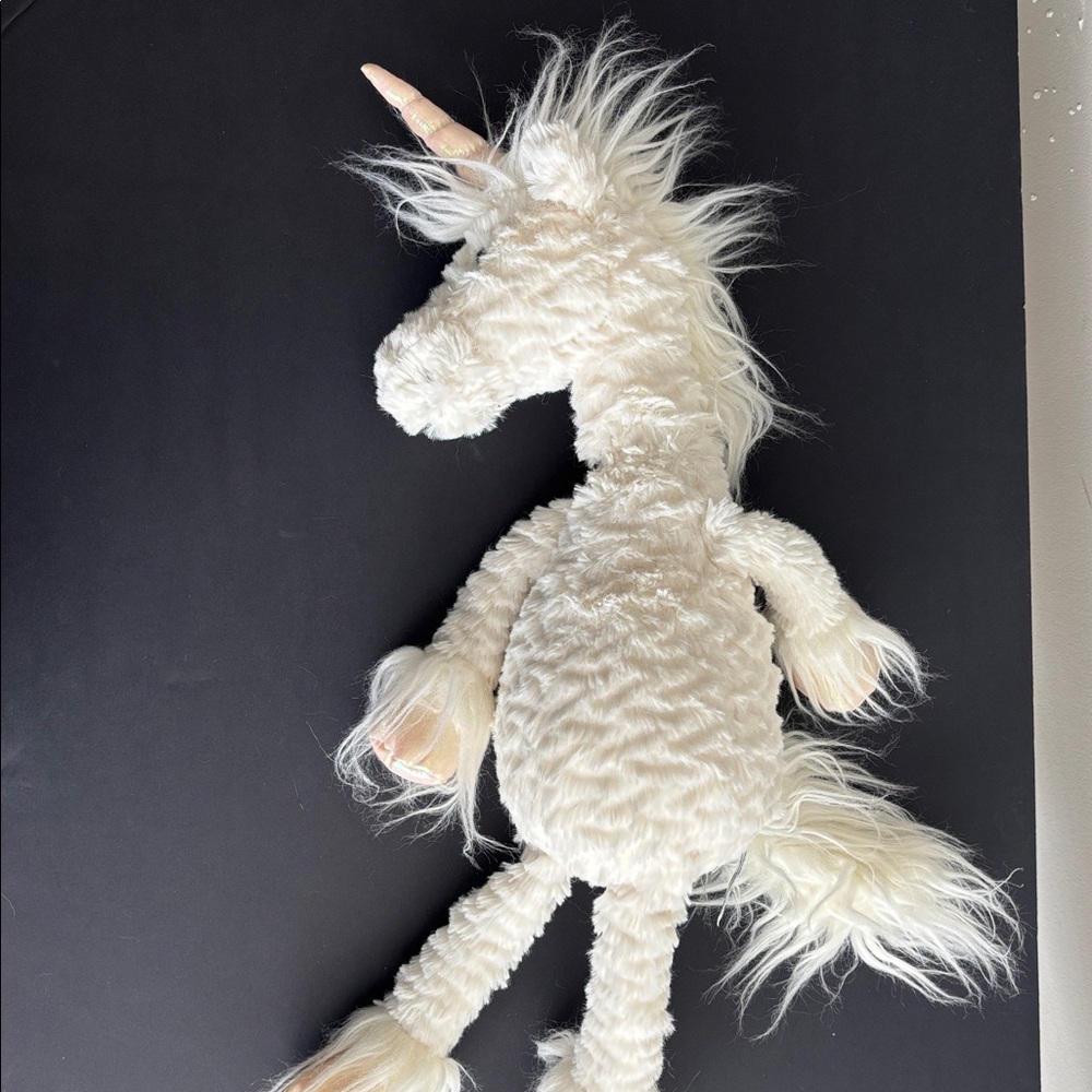 Jellycat Cream Unicorn Stuffed Animal